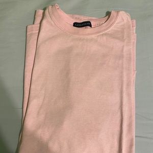 Lands End t-shirt, pink, XL